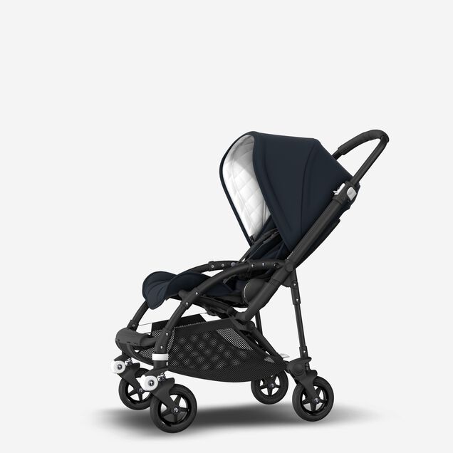 Refurbished Bugaboo Bee5 Classic complete UK BLACK/DARK NAVY - Main Image Slide 5 of 6