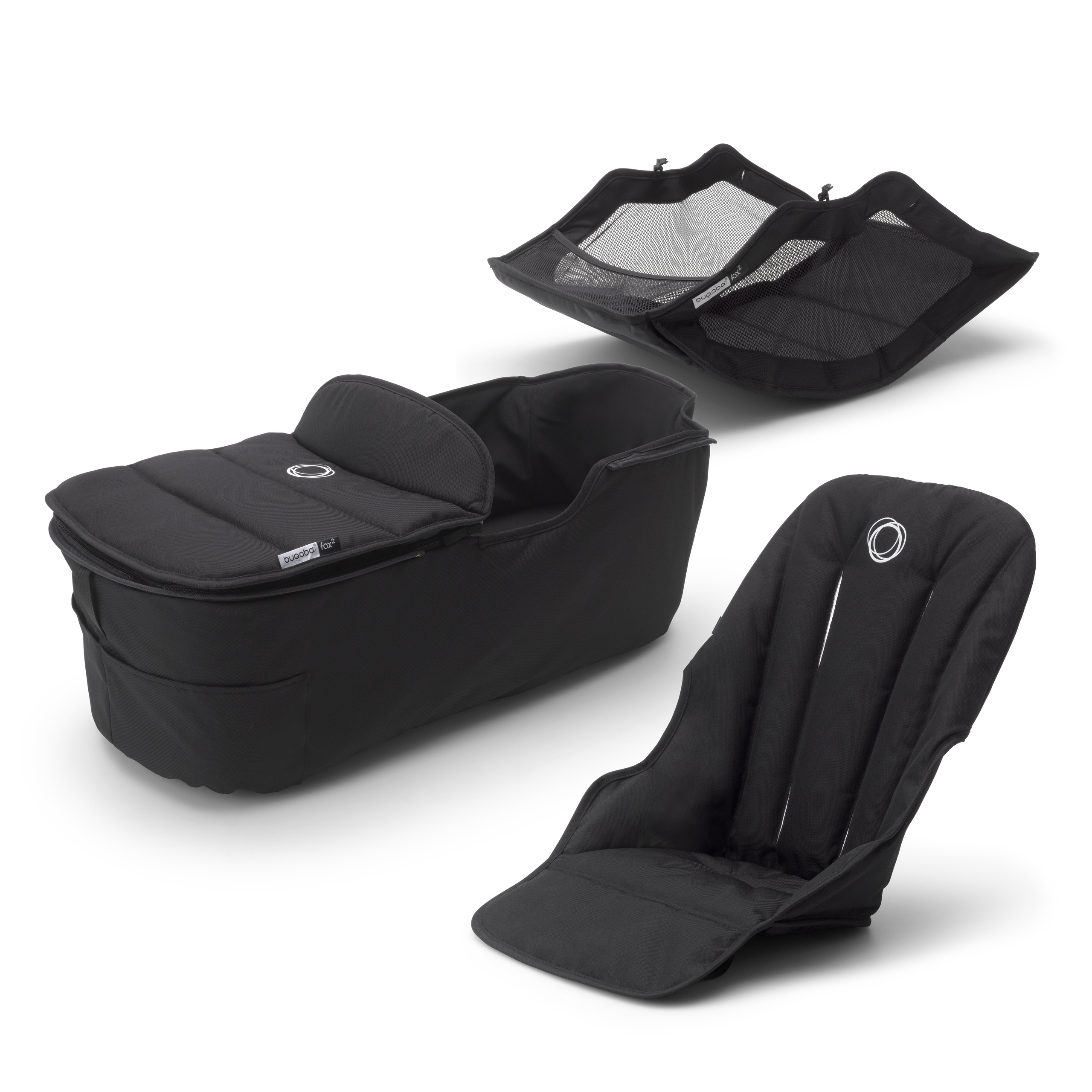 Bugaboo Fox2 style set BLACK - Thumbnail Slide 1 of 1