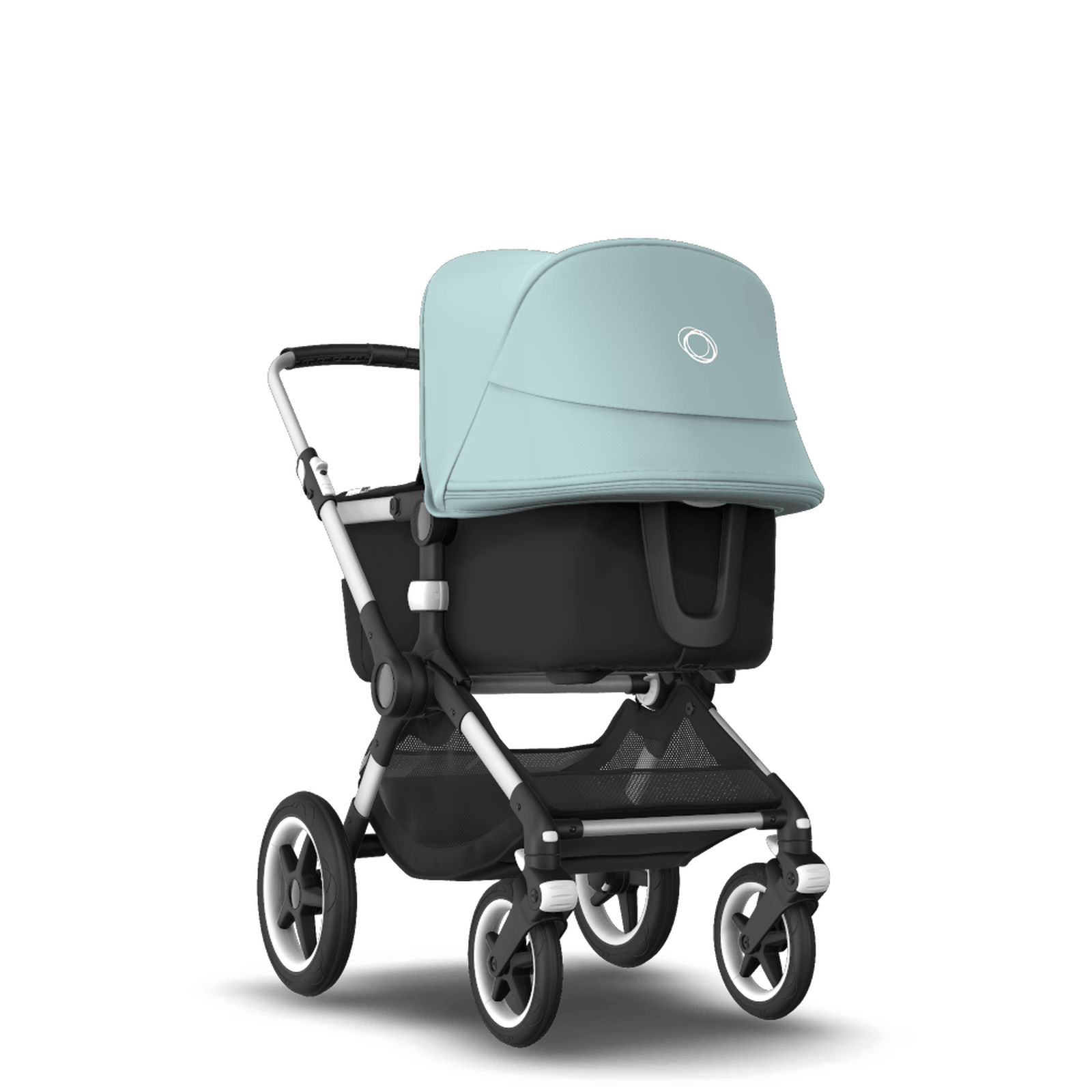 Bugaboo Fox 2 Kinderwagen mit Sitz und Liegewanne sonnendach dunstblau