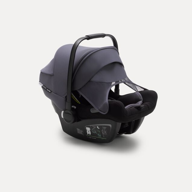 Bugaboo Bee 5 travel system steel blue sun canopy, steel blue fabrics, aluminium base - Main Image Slide 12 of 15