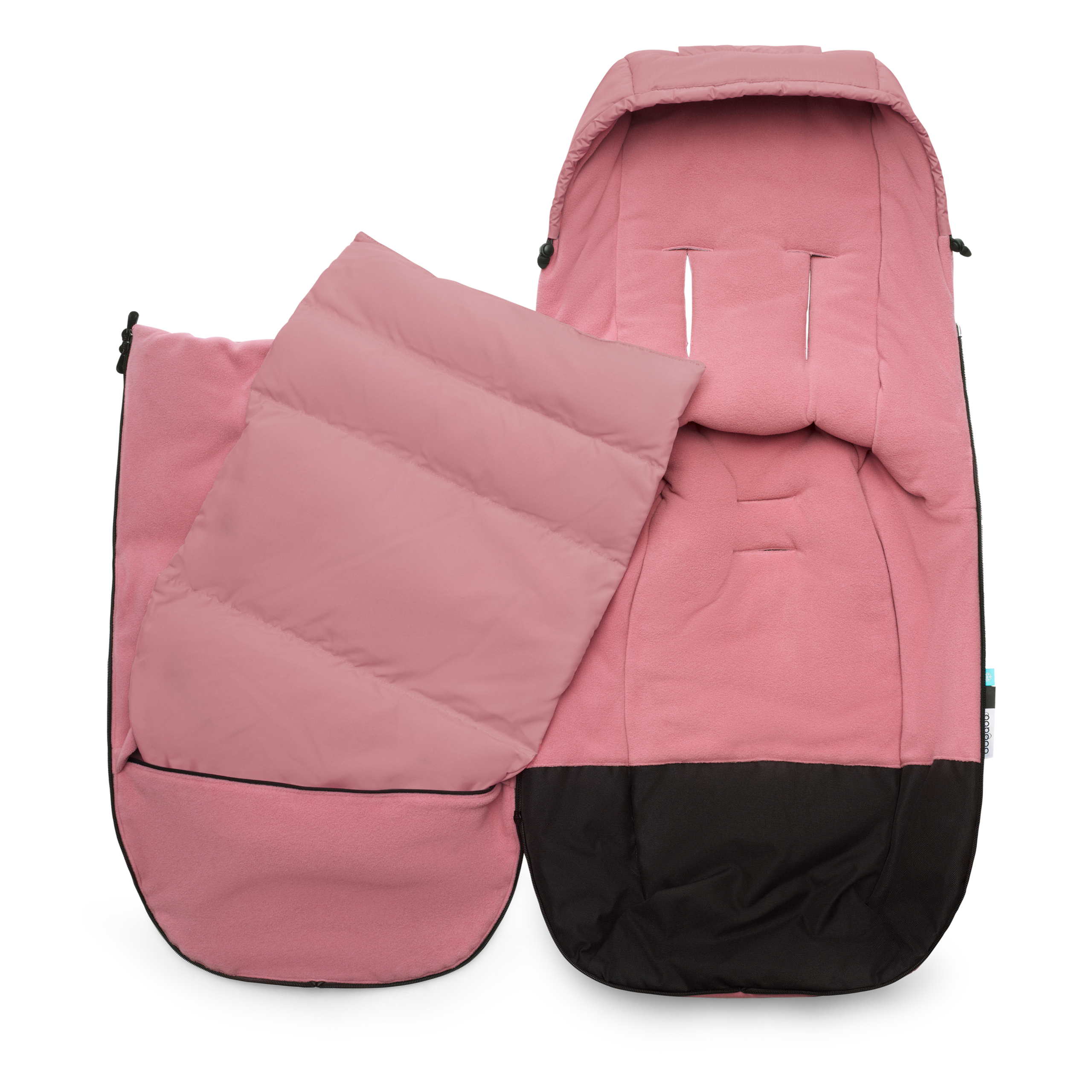 Refurbished Bugaboo performance winter footmuff EVENING PINK - Thumbnail Slide 5 of 6