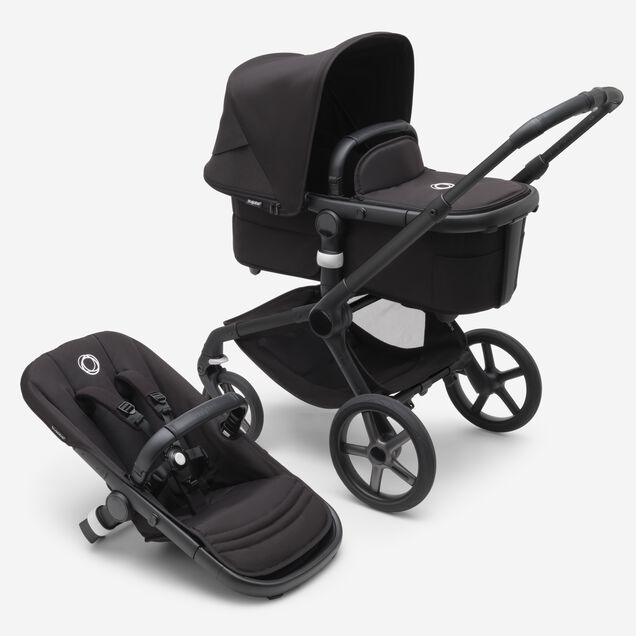 Refurbished Bugaboo Fox 5 complete BLACK/MIDNIGHT BLACK-MIDNIGHT BLACK - Main Image Slide 1 of 2