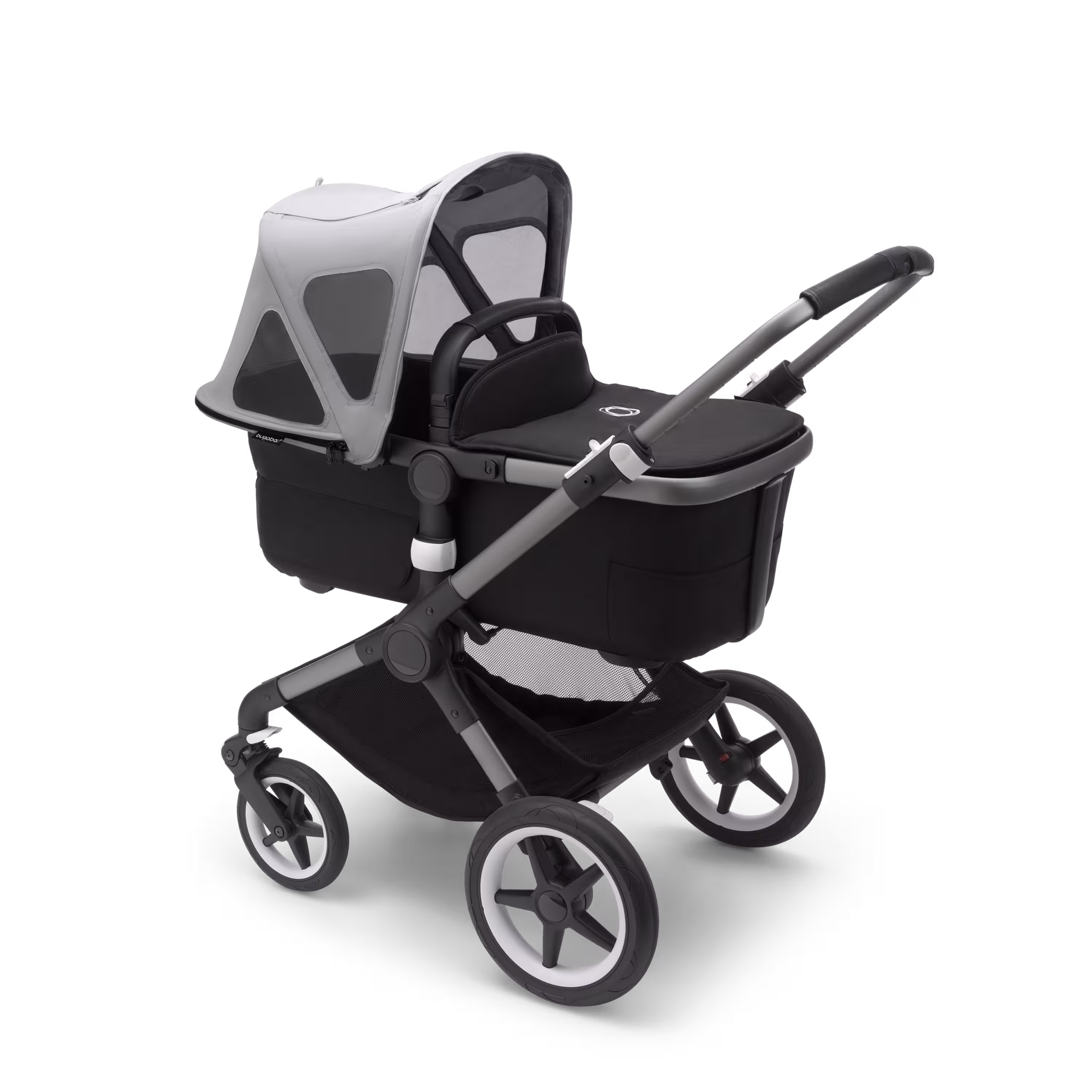 Refurbished Bugaboo Fox/Cameleon3/Lynx breezy sun canopy MISTY GREY - Main Modal Image Slide 4 of 5