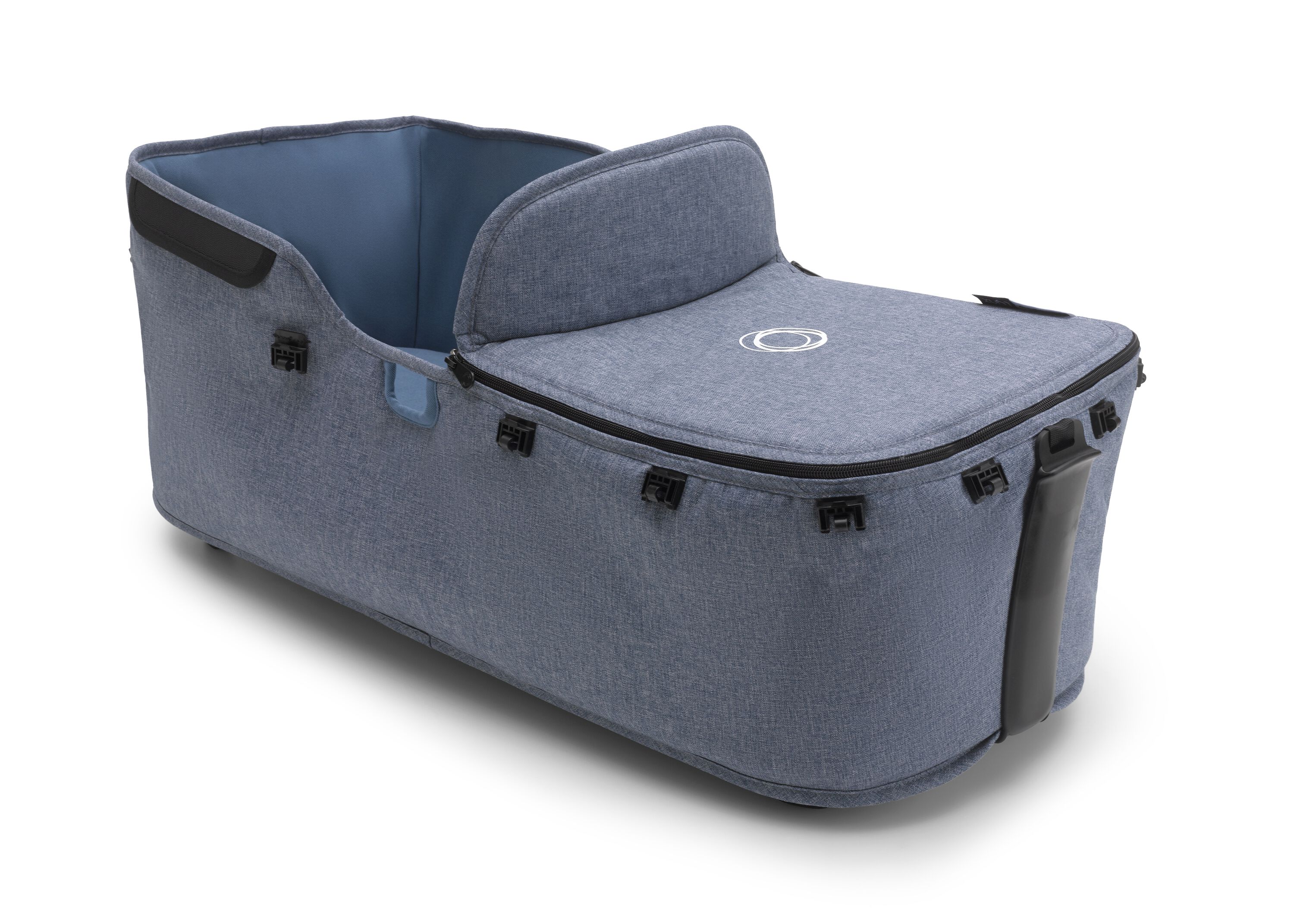 Bugaboo Lynx bassinet fabric complete BLUE MELANGE - Main Modal Image Slide 1 of 2