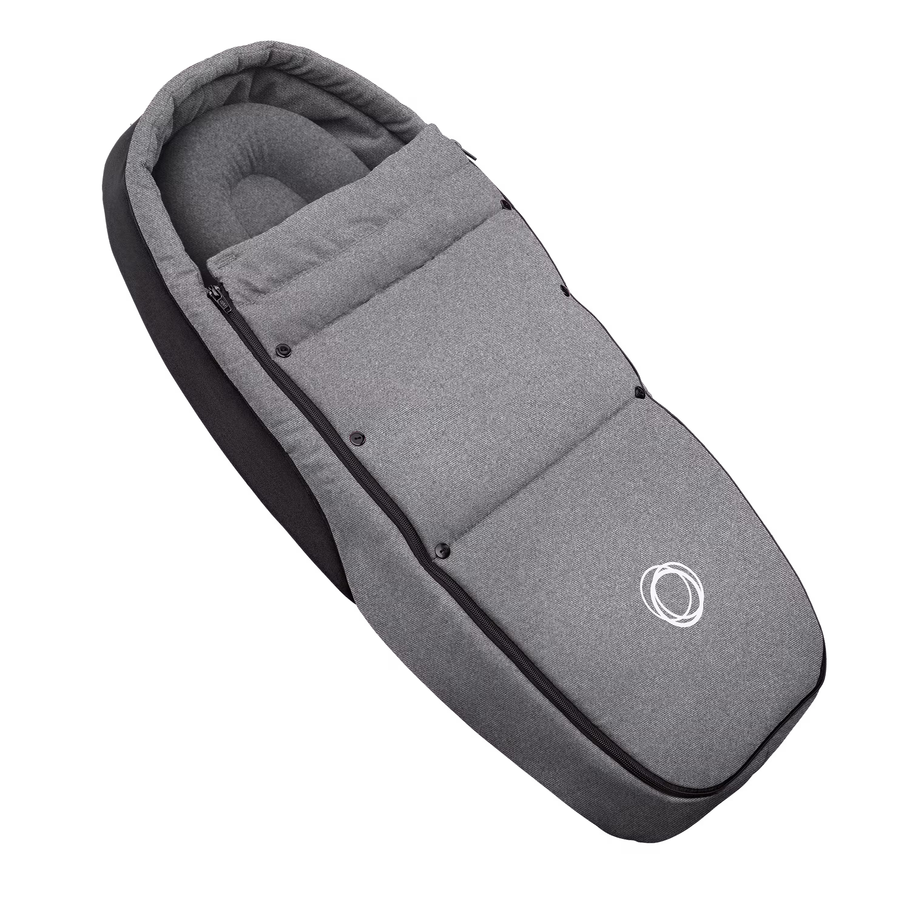 Refurbished Bugaboo Bee baby cocoon GREY MELANGE - Main Modal Image Slide 5 of 5