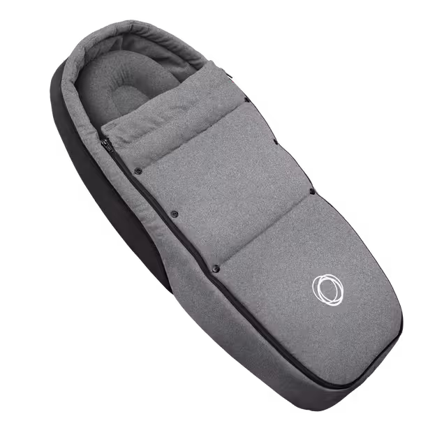 Refurbished Bugaboo Bee baby cocoon GREY MELANGE - Main Image Slide 5 of 5