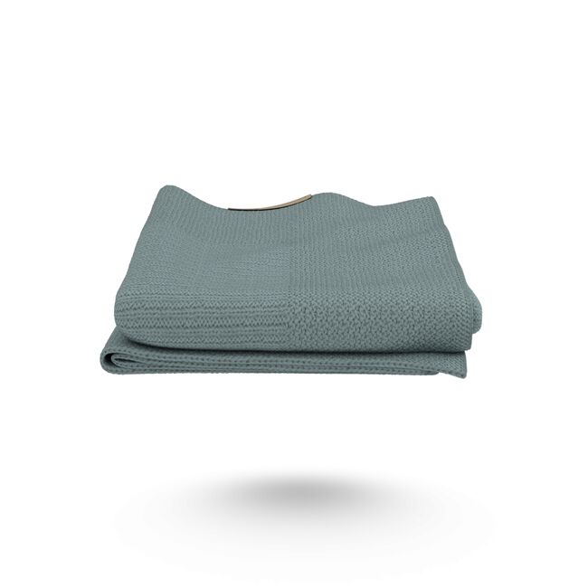Bugaboo Soft Wool Blanket PETROL BLUE MELANGE - Main Image Slide 6 of 8