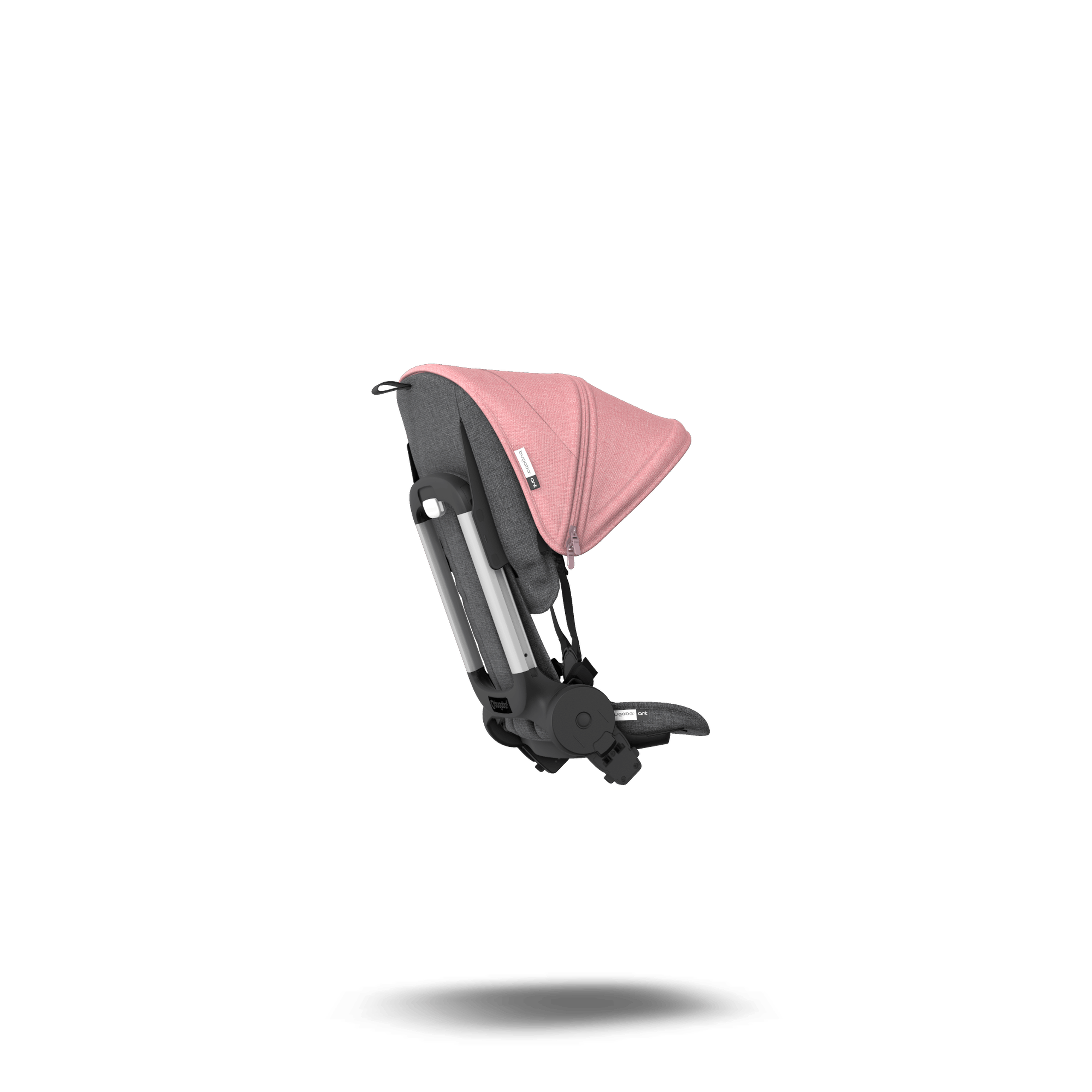 Bugaboo Ant style set complete ASIA GREY MELANGE-PINK MELANG - Thumbnail Slide 6 of 6