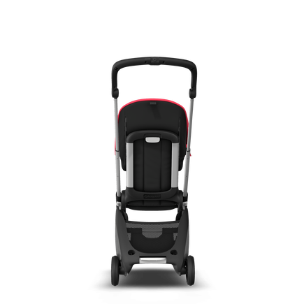 Bugaboo Ant seat stroller neon red sun canopy, black fabrics, aluminium base - view 2