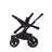 Bugaboo Donkey 5 Duo double stroller black base, midnight black fabrics, misty white sun canopy - Thumbnail Slide 9 of 11