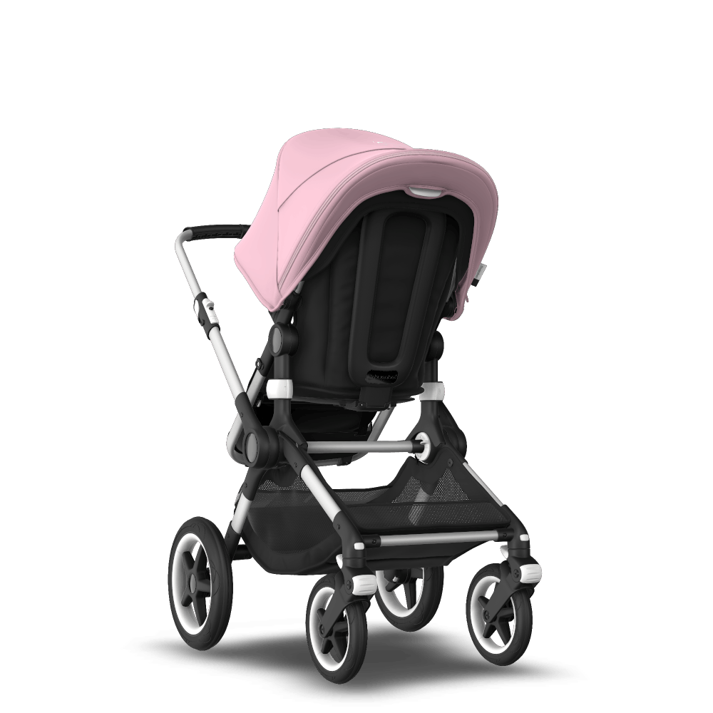 pink bassinet stroller