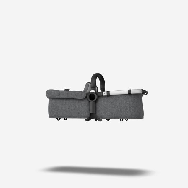 Bugaboo Donkey2 Classic carrycot fabr compl UK GREY MELANGE - Main Image Slide 4 of 6