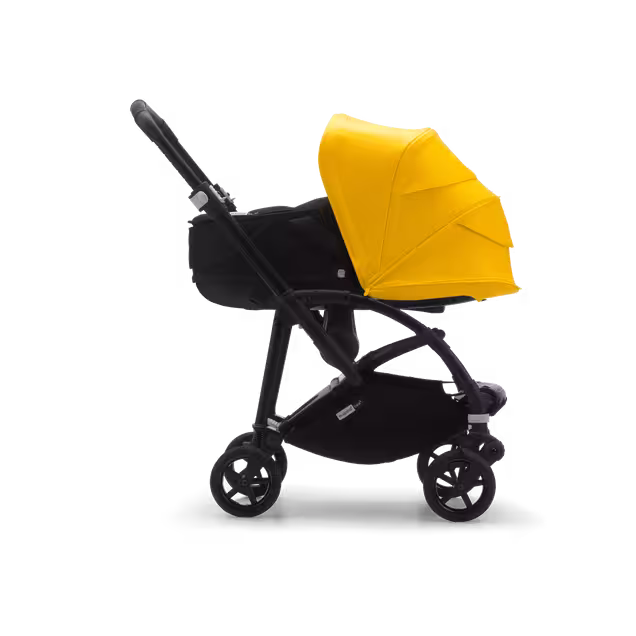 US - B6 bassinet stroller bundle black, black, lemon yellow - Main Image Slide 12 of 15