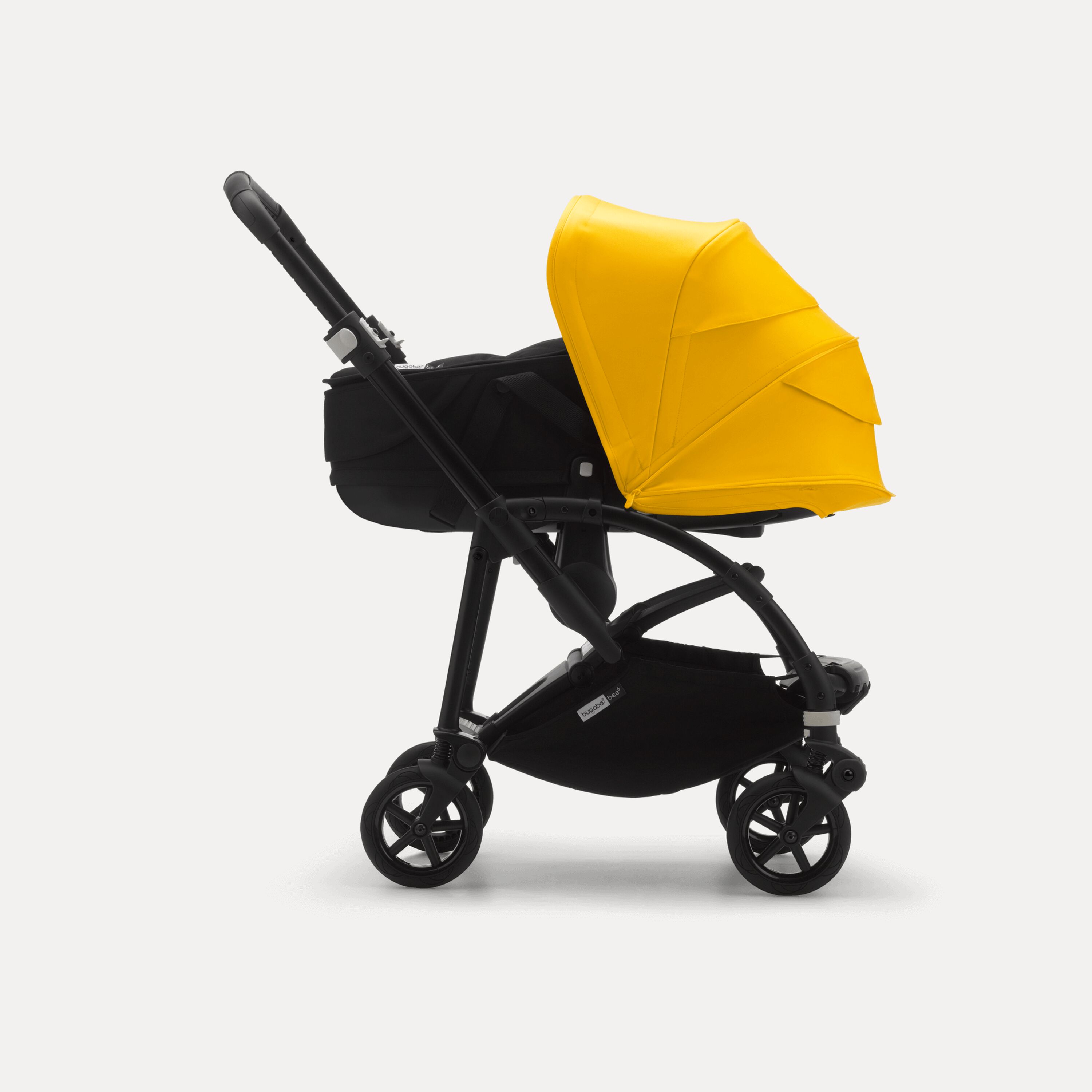 US - B6 bassinet stroller bundle black, black, lemon yellow - Main Modal Image Slide 12 of 15