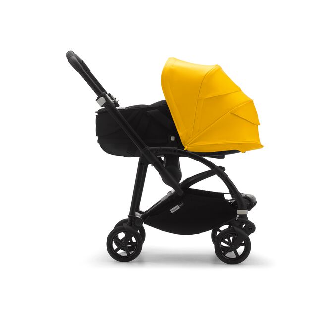 US - B6 bassinet stroller bundle black, black, lemon yellow - Main Image Slide 14 of 17