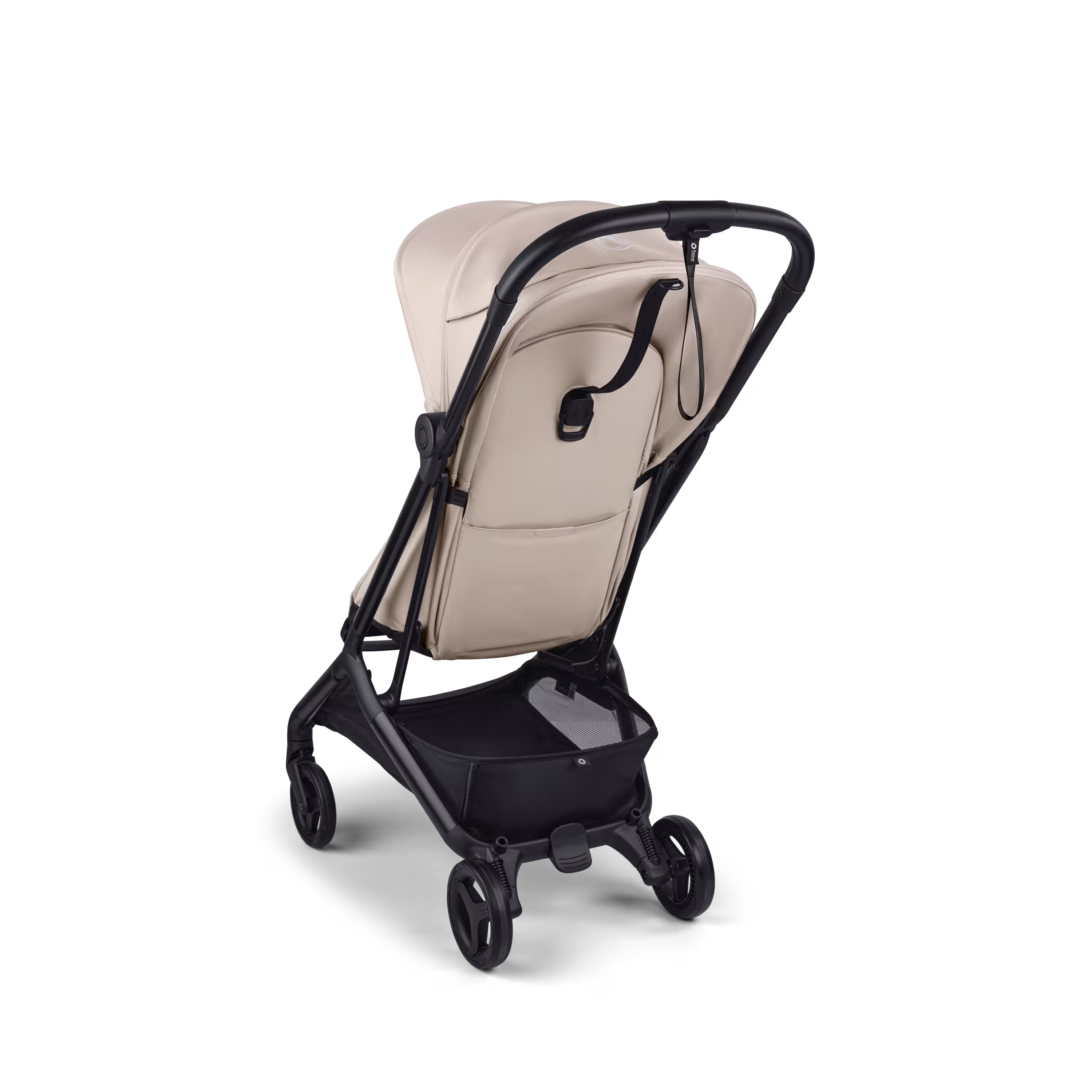 Bugaboo Butterfly 2 Plus travel stroller black base, desert taupe fabrics, desert taupe sun canopy - Main Modal Image Slide 3 of 12