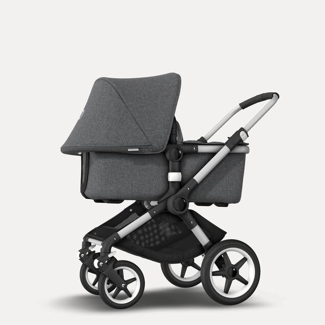 Refurbished Bugaboo Fox complete ALU/GREY MELANGE-GREY MELANGE - Main Image Slide 2 of 6