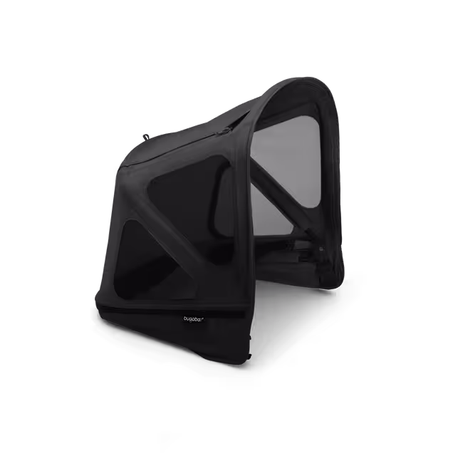 Refurbished Bugaboo Donkey breezy sun canopy Midnight black - Main Image Slide 1 of 4