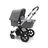 Bugaboo Cameleon 3 Plus seat and carrycot pushchair grey melange sun canopy, grey melange fabrics, aluminium base - Thumbnail Slide 2 of 3