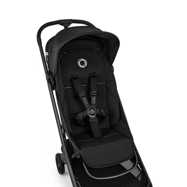 Bugaboo Butterfly 2 Plus travel stroller black base, heritage black fabrics, heritage black sun canopy - Main Image Slide 5 of 12