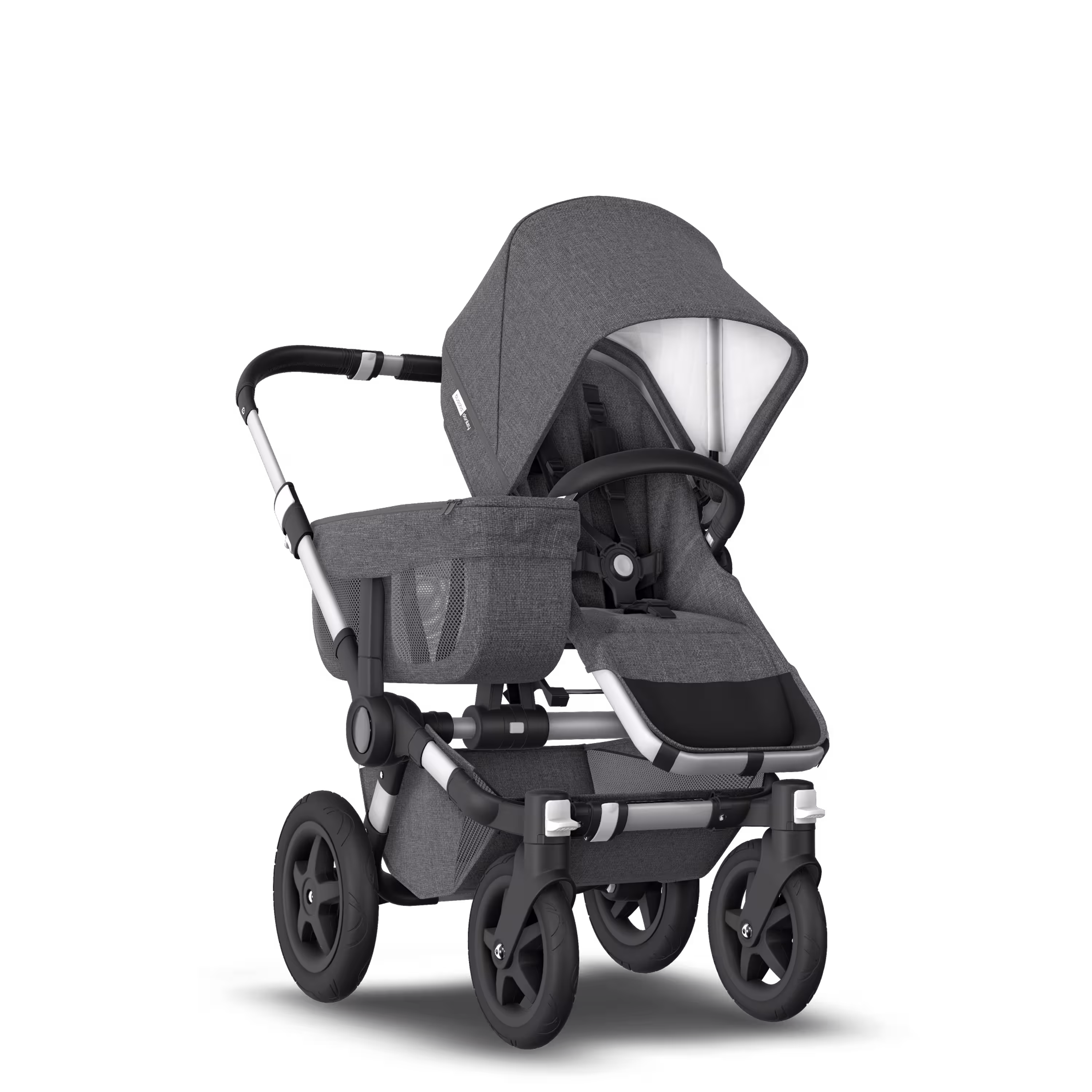 Refurbished Bugaboo Donkey2 Classic mono complete US ALU/GREY MELANGE - Main Modal Image Slide 1 of 7