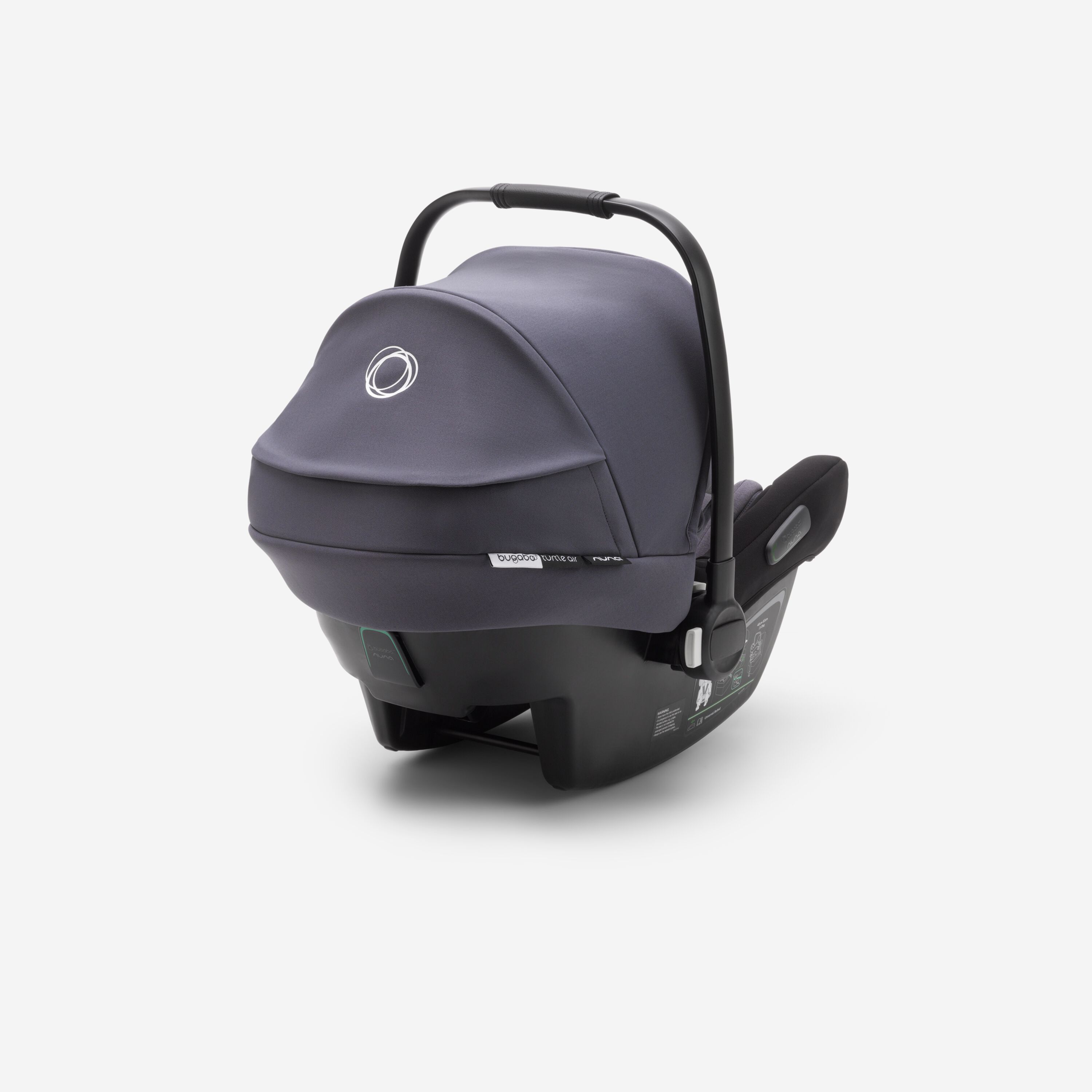 Bugaboo Bee 5 travel system steel blue sun canopy, steel blue fabrics, black base - Main Modal Image Slide 15 of 16
