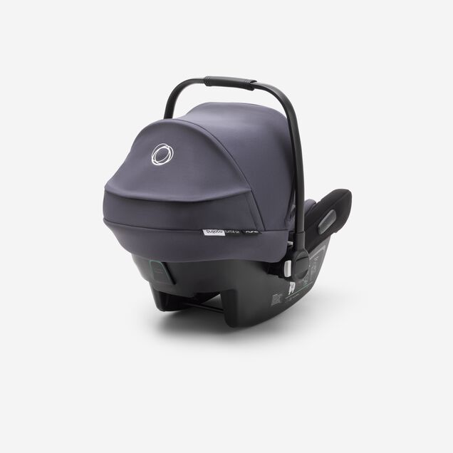 Bugaboo Bee 5 travel system steel blue sun canopy, steel blue fabrics, black base - Main Image Slide 15 of 16