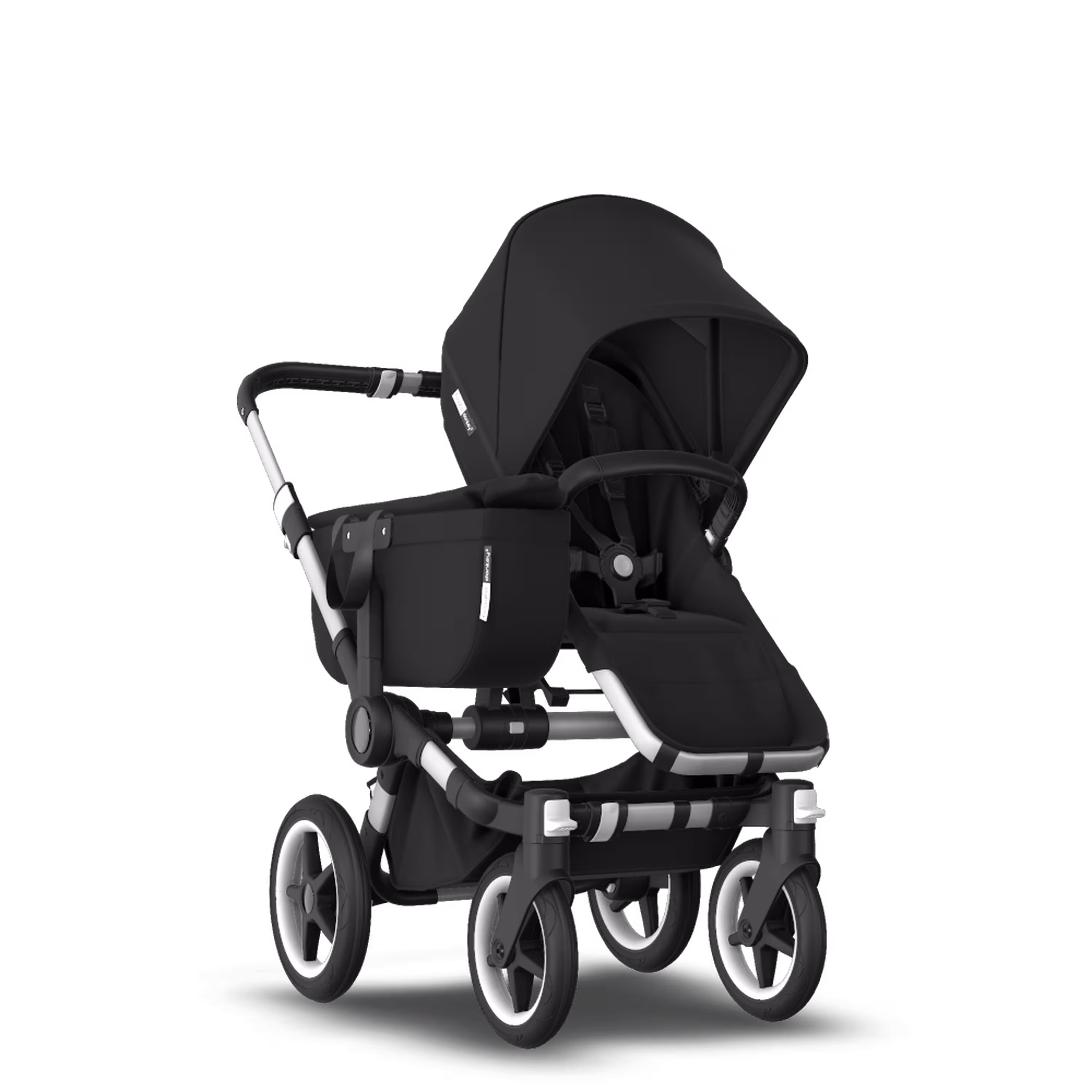 Bugaboo Donkey 3 Mono travel system black sun canopy, black fabrics, aluminium base - Main Modal Image Slide 6 of 15