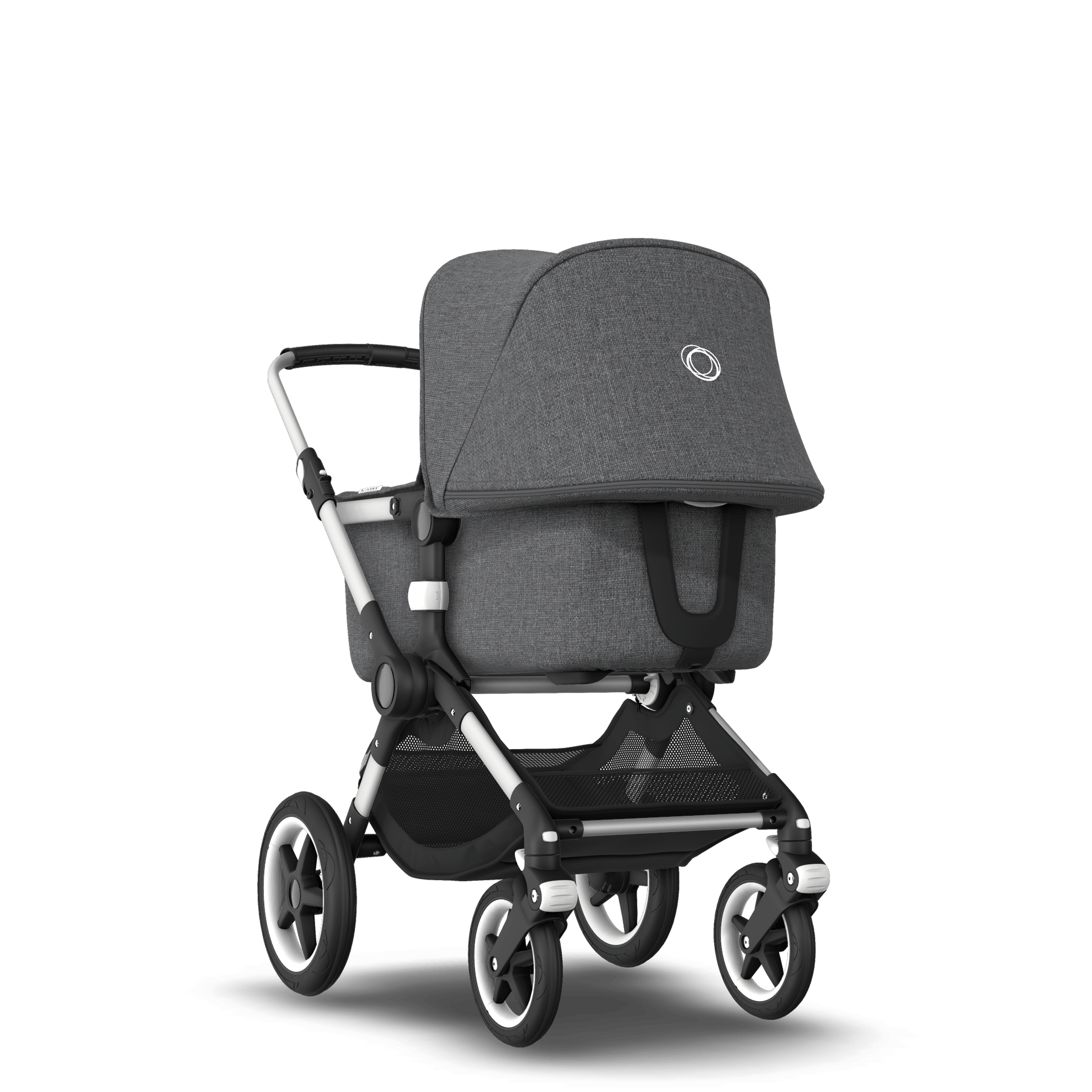 Refurbished Bugaboo Fox complete ALU/GREY MELANGE-GREY MELANGE - Thumbnail Slide 1 van 6