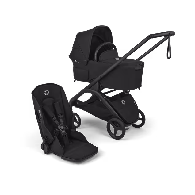 Bugaboo Dragonfly Plus 2-in-1 stroller black base, heritage black fabrics, heritage black sun canopy - Main Image Slide 1 of 11