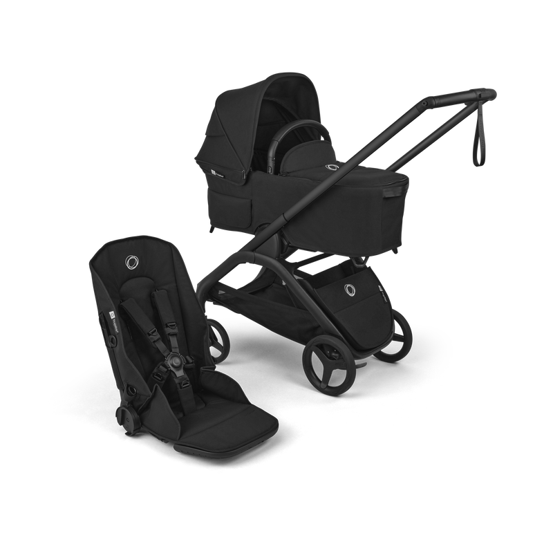 Bugaboo Dragonfly Plus 2-i-1-vagn -  Heritage Black Klädsel