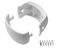 Bugaboo Bouton carré blanc de cadre de siège Bugaboo Buffalo/Runner