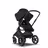 Bugaboo Fox 2 Seat and Bassinet Stroller black sun canopy, black style set, black chassis - Thumbnail Slide 2 of 6