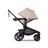 Bugaboo Kangaroo seat-only stroller black base, desert taupe fabrics, desert taupe sun canopy - Thumbnail Slide 3 of 11