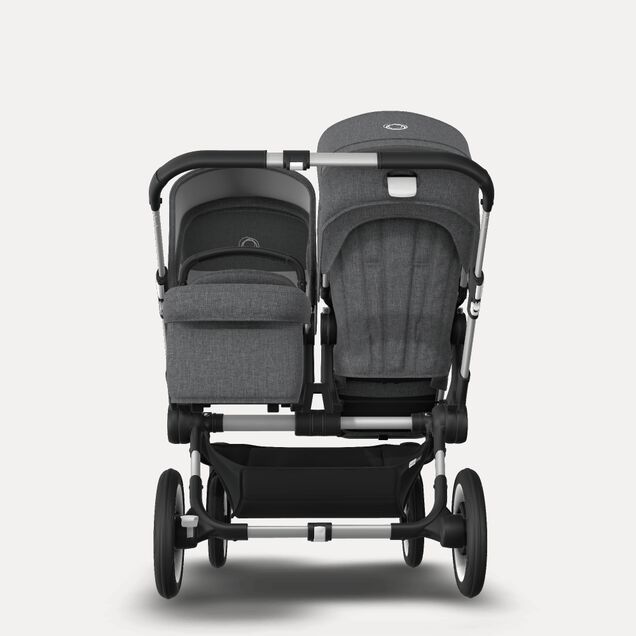 Refurbished Bugaboo Donkey3 duo compl UK ALU/GREY MELANGE-GREY MELANGE - Main Image Slide 4 of 5