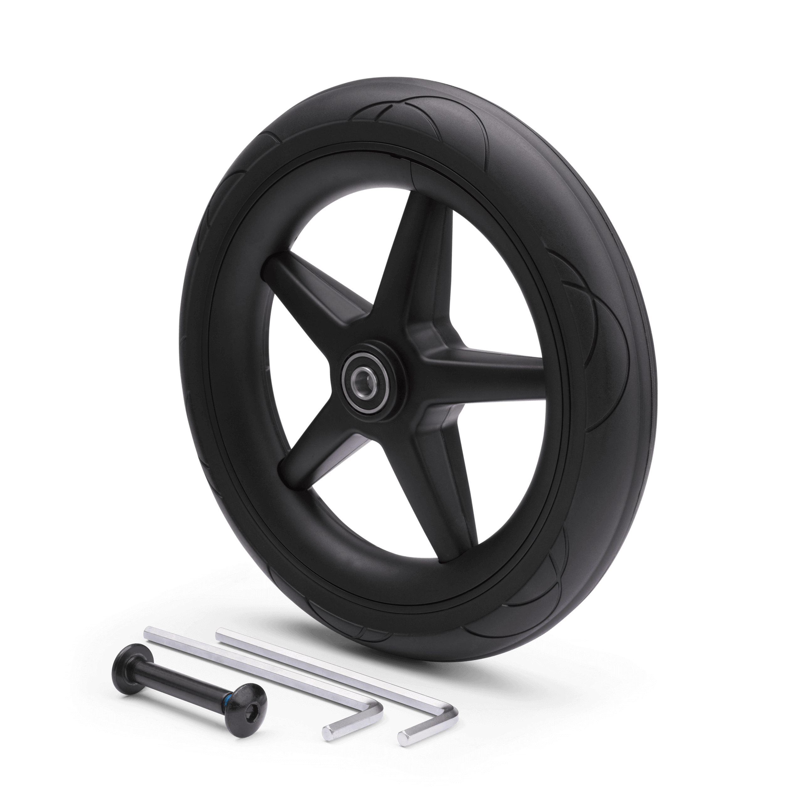 Bugaboo Donkey/Buffalo 10inch front wheel BLACK - Thumbnail Slide 1 of 2