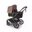 Bugaboo x Konges SlØjd limited edition Fox 5 Renew 2-in-1 stroller black base, heritage black fabrics, dusty pink sun canopy - Thumbnail Slide 2 of 12