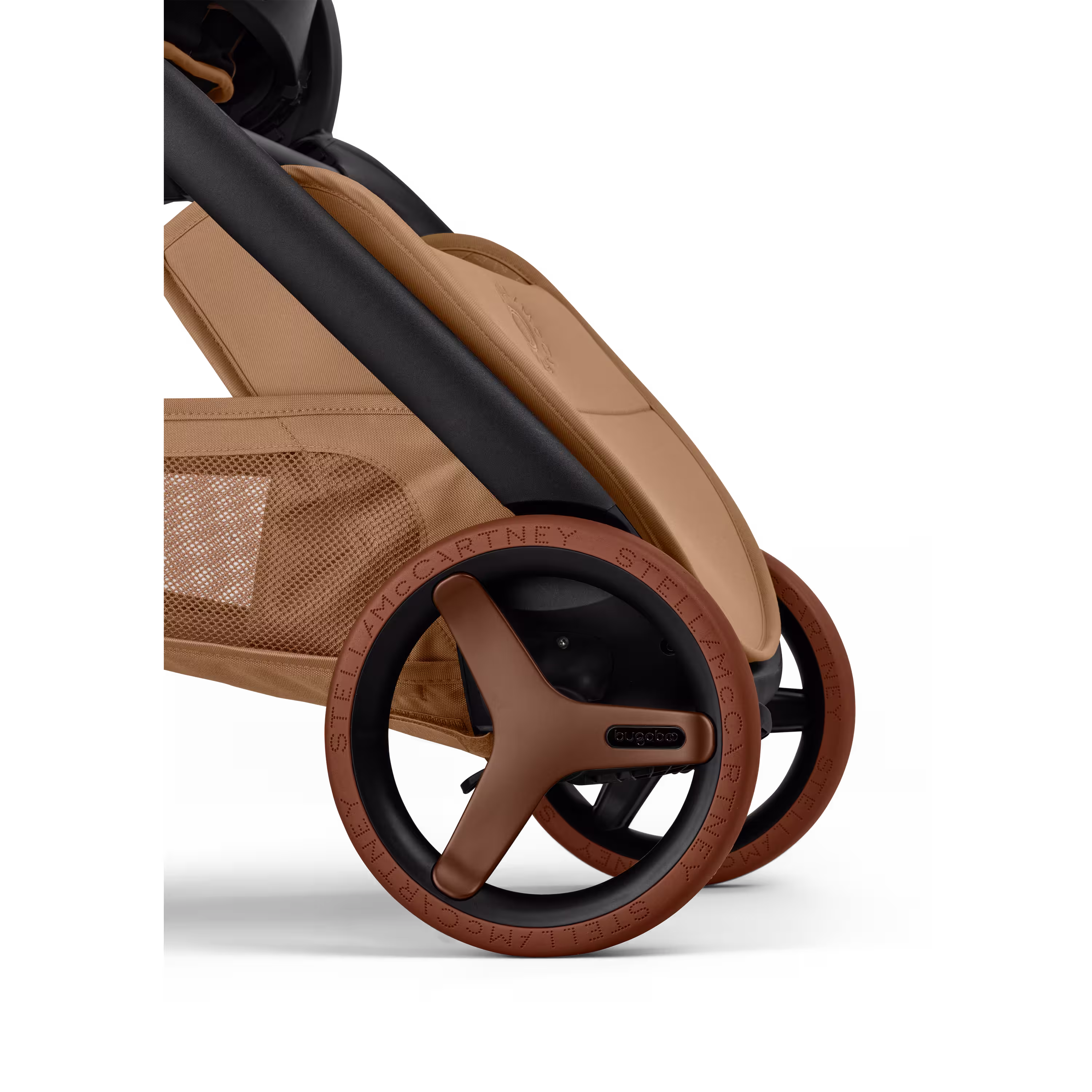 Bugaboo x Stella McCartney Dragonfly Plus 2-in-1 pushchair tobacco brown base, tobacco brown fabrics, tobacco brown sun canopy - Main Modal Image Slide 6 of 12