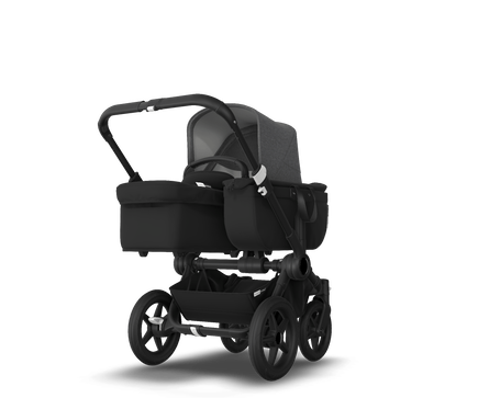 US - Bugaboo D3M stroller bundle black black grey melange