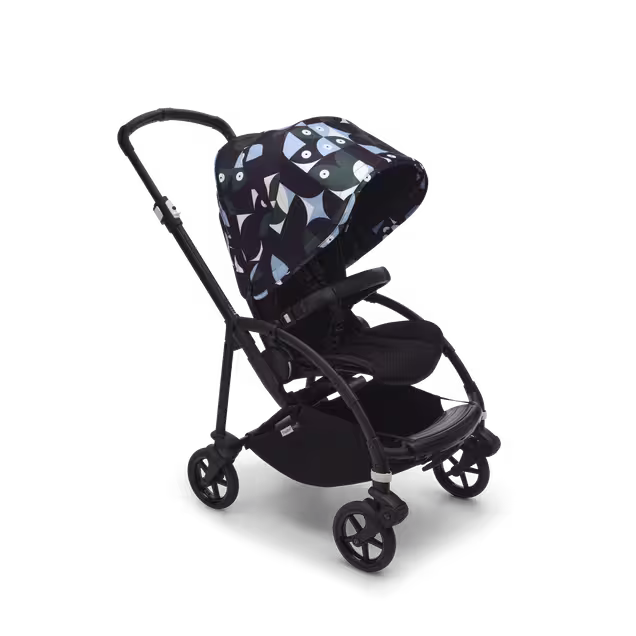 Bugaboo Bee 6 sun canopy Animal Explorer GREEN/ LIGHT BLUE - Main Image Slide 2 of 3