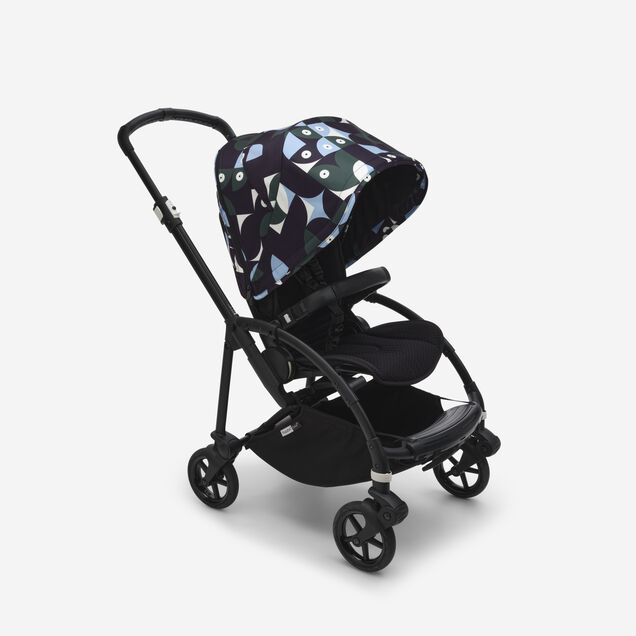 Bugaboo Bee 6 sun canopy Animal Explorer GREEN/ LIGHT BLUE - Main Image Slide 2 of 3