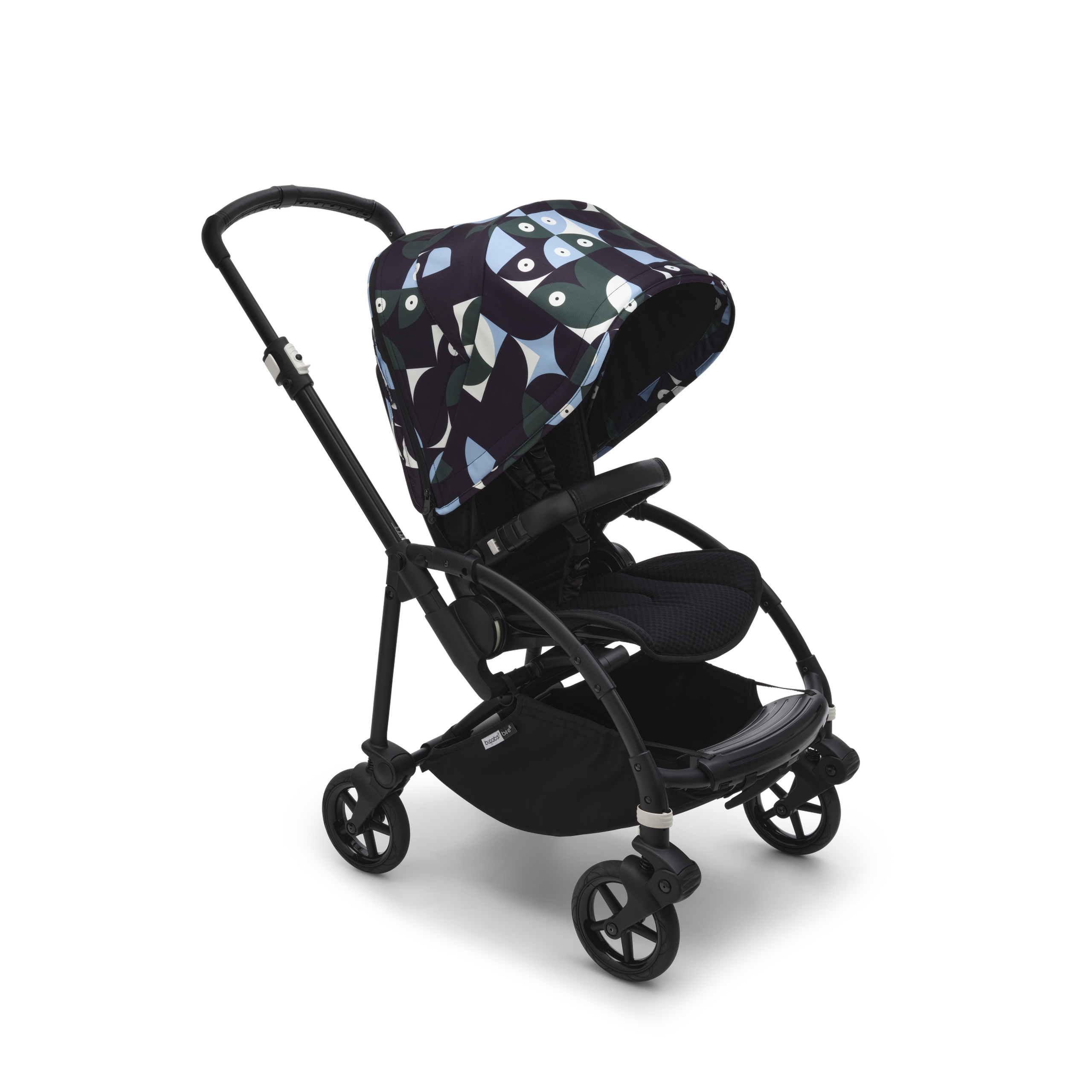 Bugaboo Bee 6 sun canopy Animal Explorer GREEN/ LIGHT BLUE - Thumbnail Slide 2 of 3