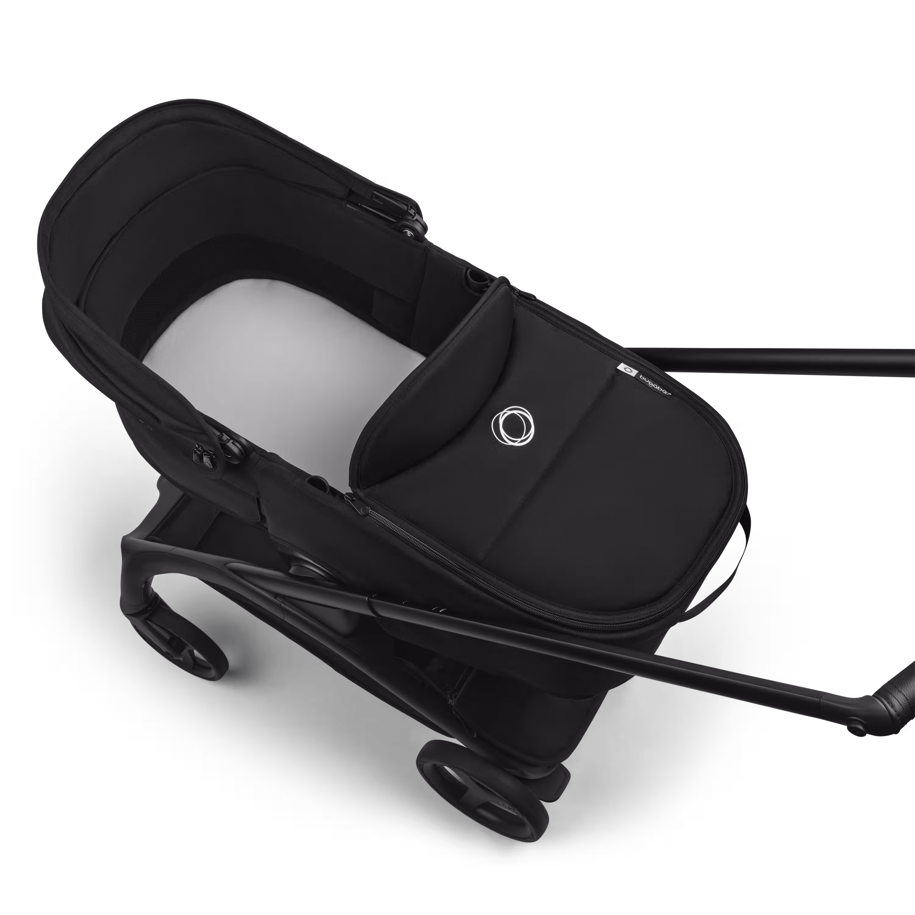 Bugaboo x Konges SlØjd limited edition Dragonfly Plus 2-in-1 stroller black base, dusty pink fabrics, dusty pink sun canopy - Main Modal Image Slide 7 of 10