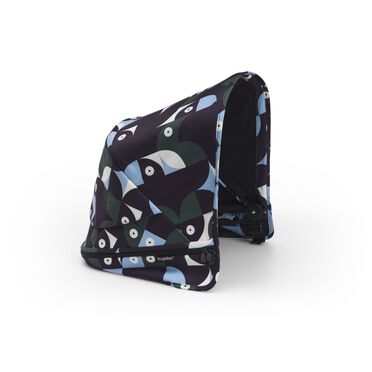 Bugaboo Donkey 5 sun canopy Animal Explorer GREEN/ LIGHT BLUE