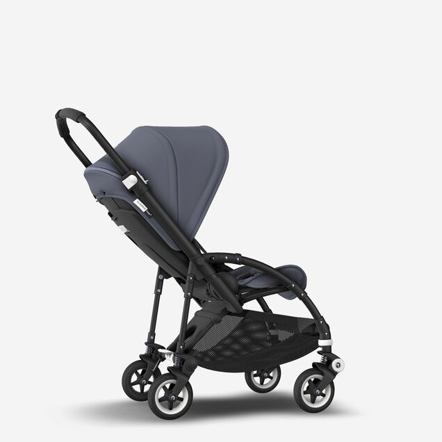 Bugaboo Bee 5 seat stroller steel blue sun canopy, steel blue fabrics, black base - Main Image Slide 6 of 6