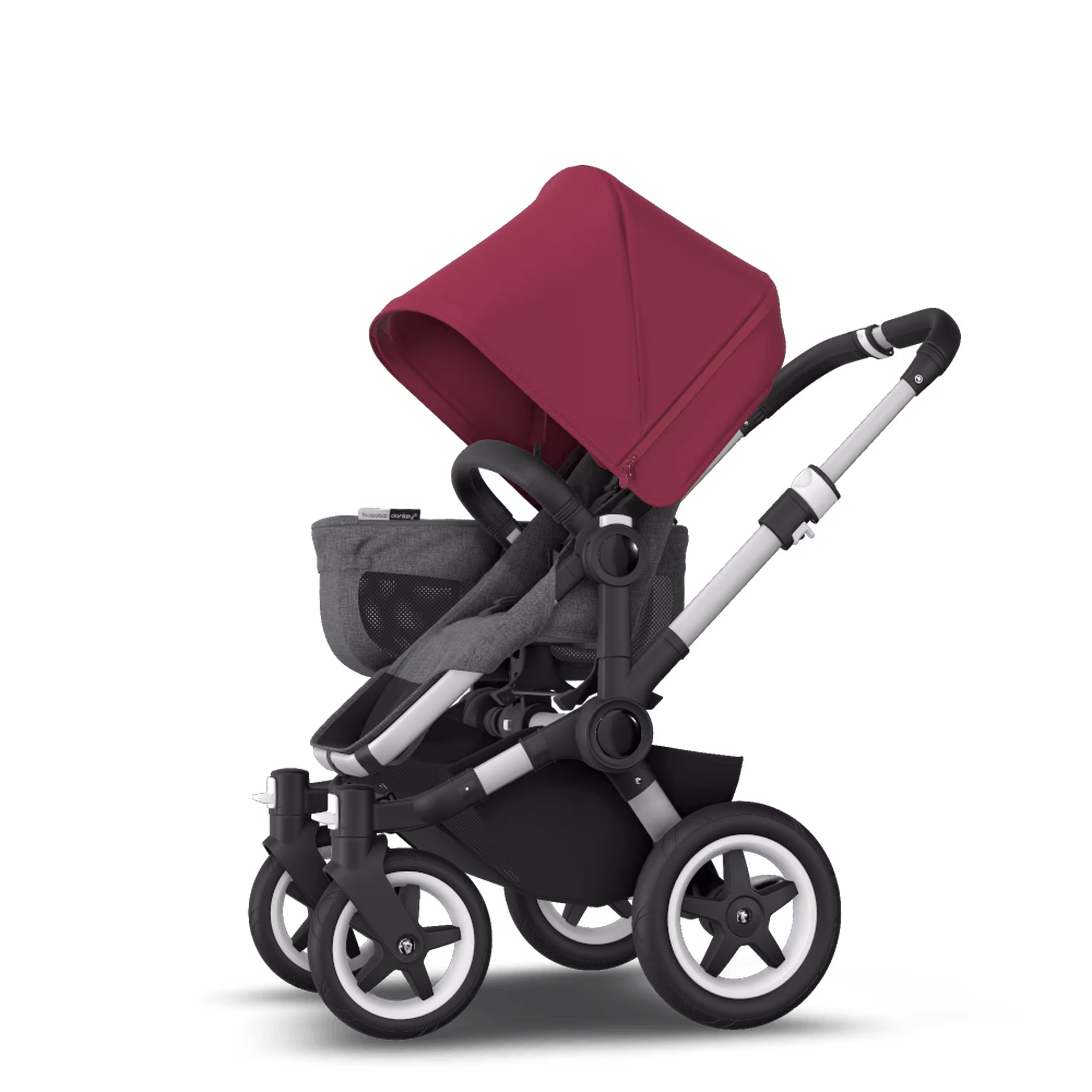 Bugaboo Donkey2 mono complete ASIA ALU/GREYM-RRED - Main Modal Image Slide 5 of 6