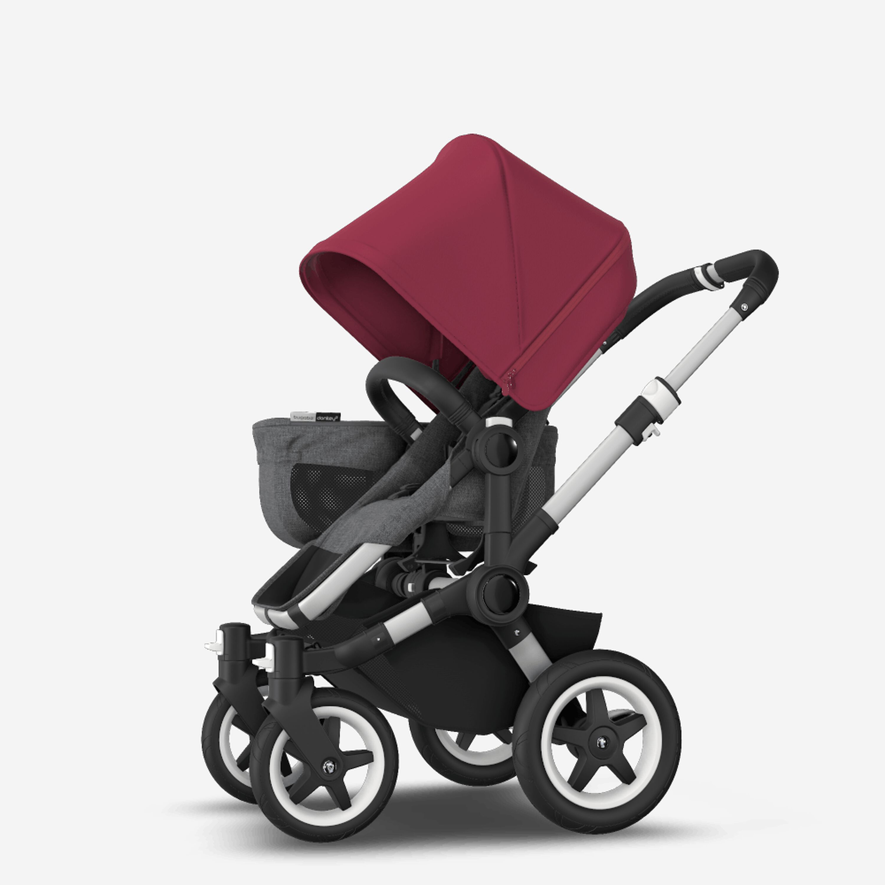Bugaboo Donkey2 Mono complete ALU/GREYM-RRED - Main Modal Image Slide 5 of 6