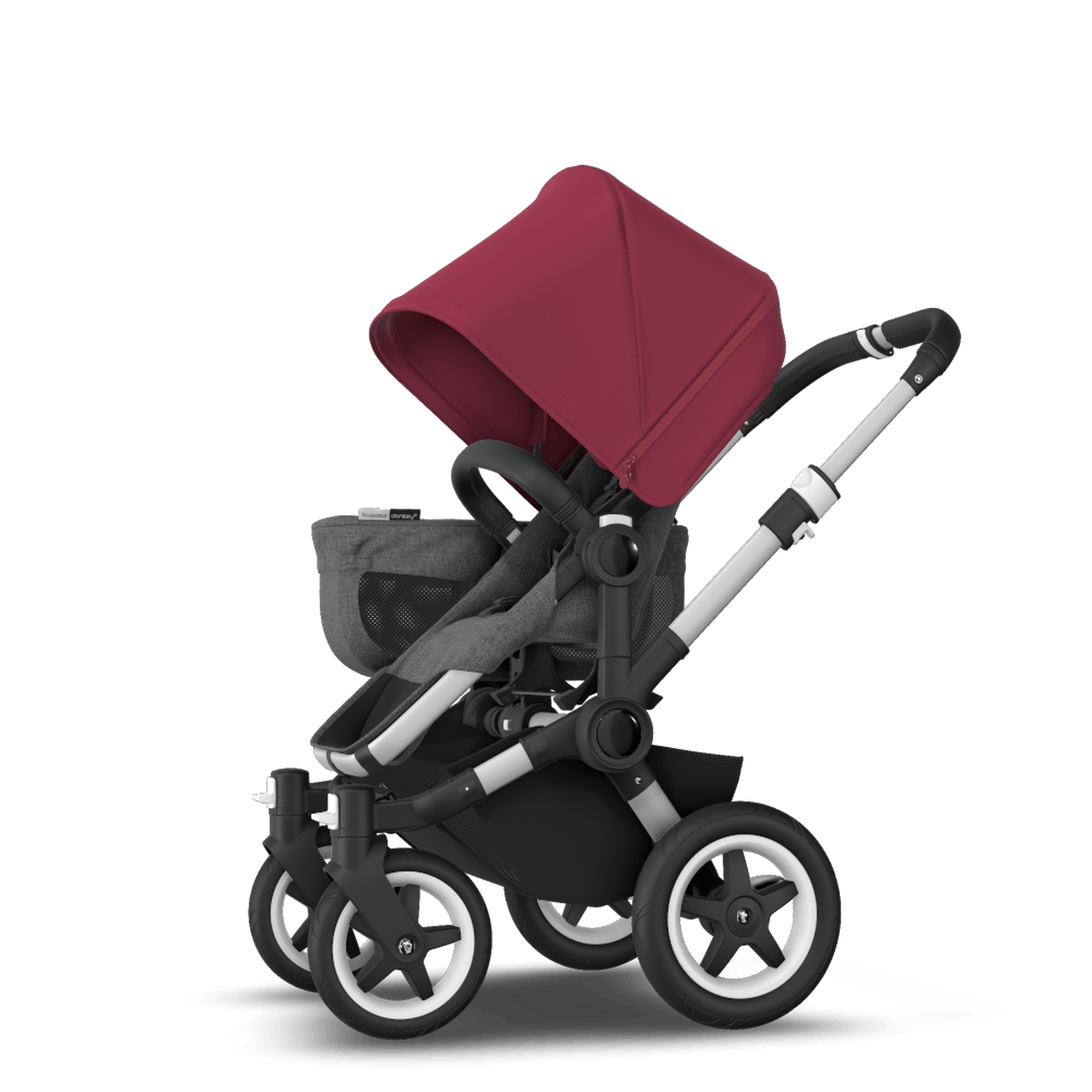 Bugaboo Donkey2 mono complete ASIA ALU/GREYM-RRED - Thumbnail Slide 5 of 6