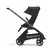 Side view of the Bugaboo Dragonfly seat stroller with graphite chassis, midnight black fabrics and midnight black sun canopy. - Thumbnail Slide 2 of 16