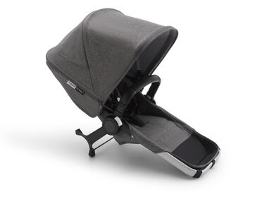 Refurbished Bugaboo donkey3 duo extension compl ALU/GREY MELANGE-GREY ME - view 2